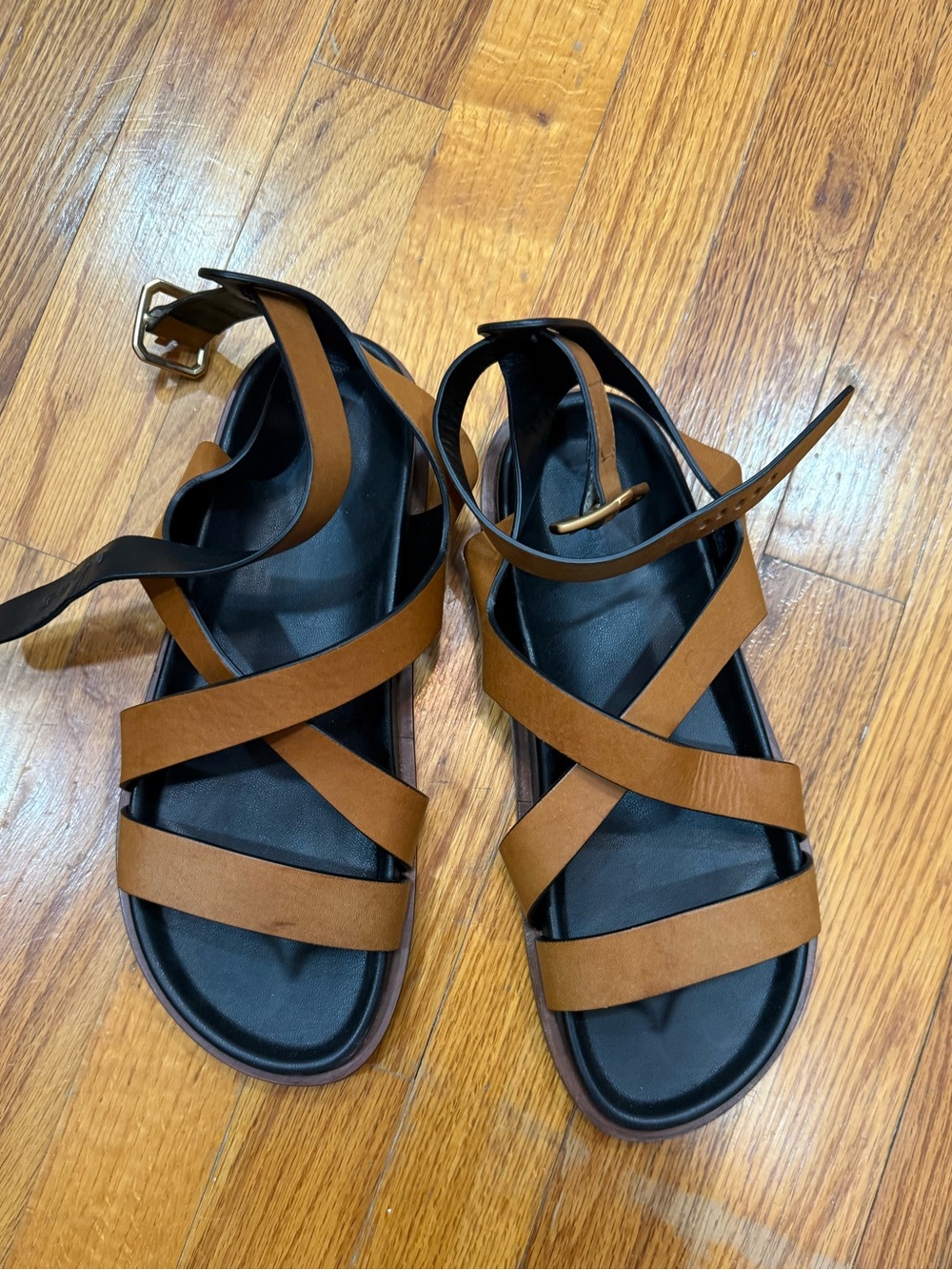 Me + Em me+em leather sandals